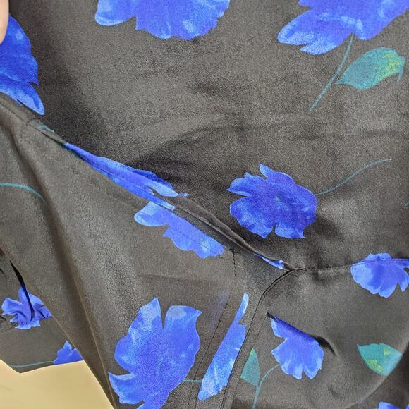 4/$25 Larry Levine Floral Tunic Top women's Size M - Picture 8 of 12